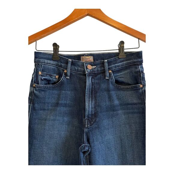 MOTHER Jeans Women's Size 27 The Insider Crop Step Fray in Sake to Me Wash - Picture 2 of 8